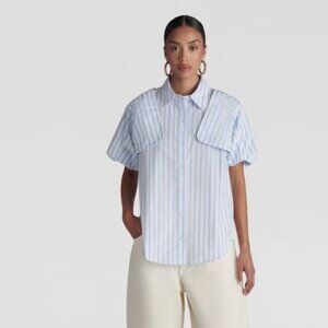 KBB by KAHLANA Women’s Long Sleeve ‘The Convertible Sleeve Button Down’